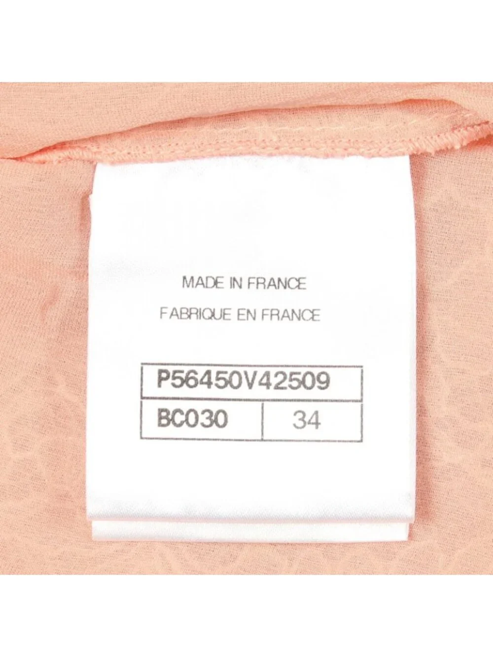 Chanel Camisole CC Logo Button Floral Pattern Full Lace Pink Rayon